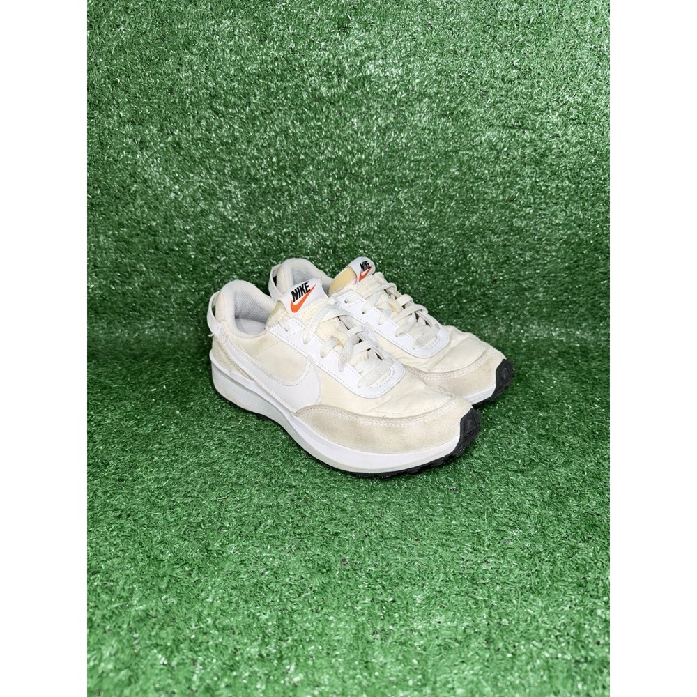 Nike Waffle Debut White Grey Casual Shoes Sneakers Women's Size 7 DH9523-100 - Picture 2 of 9
